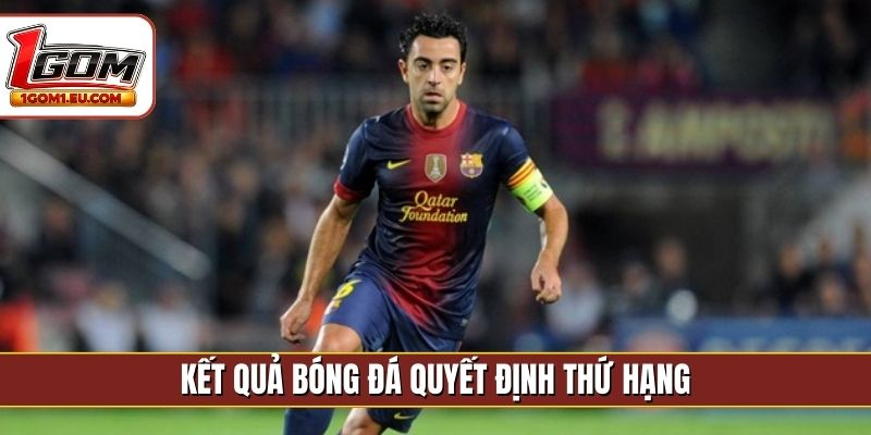 Kết quả bóng đá quyết định thứ hạng